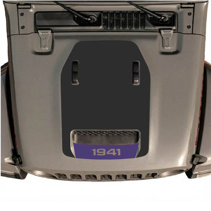 Hood Panel Decal/Sticker - Bottom 1941 Graphic Decal Graphic Kit - For Jeep JL JLU 392 2018 - Premium Vinyl