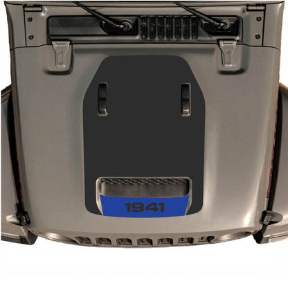 Hood Panel Decal/Sticker - Bottom 1941 Graphic Decal Graphic Kit - For Jeep JL JLU 392 2018 - Premium Vinyl