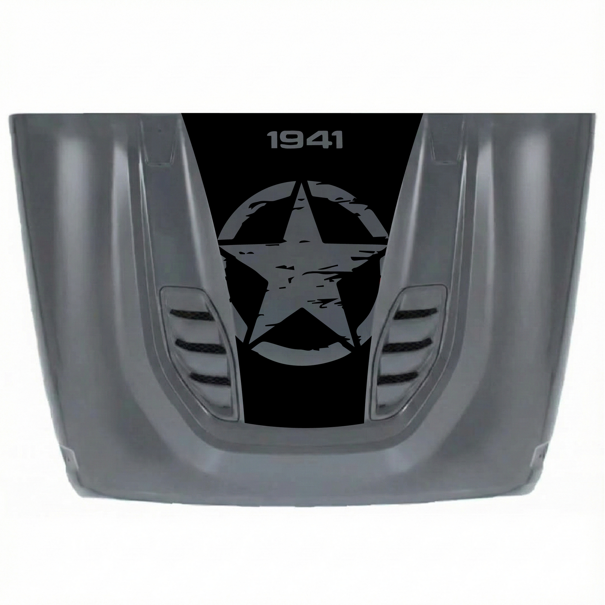CarCode 10th Anniversary hood decal for Jeep JK/JKU 2007-2018, premium vinyl sticker with hood style design.