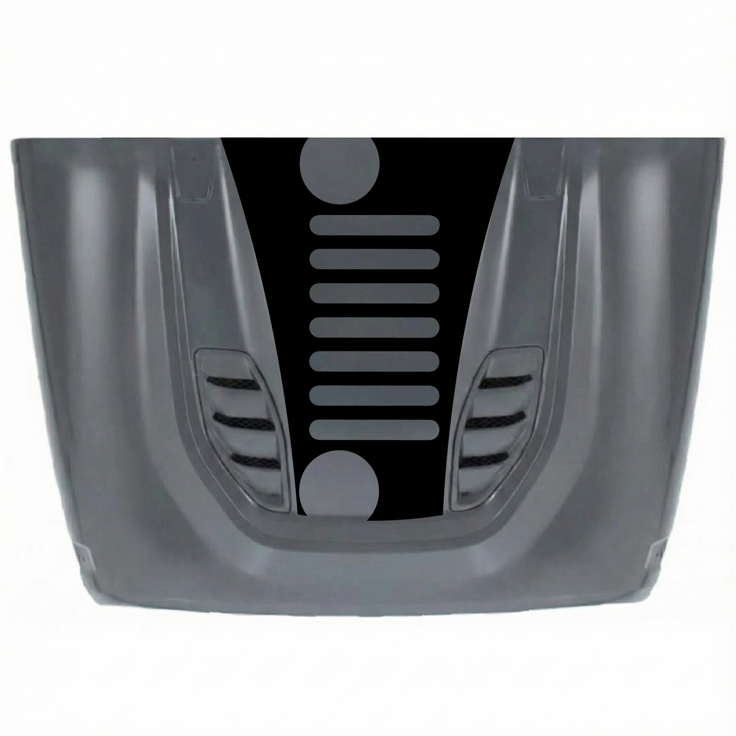 CarCode 10th Anniversary hood decal sticker for Jeep JK/JKU 2007-2018, made of premium vinyl with bold design.