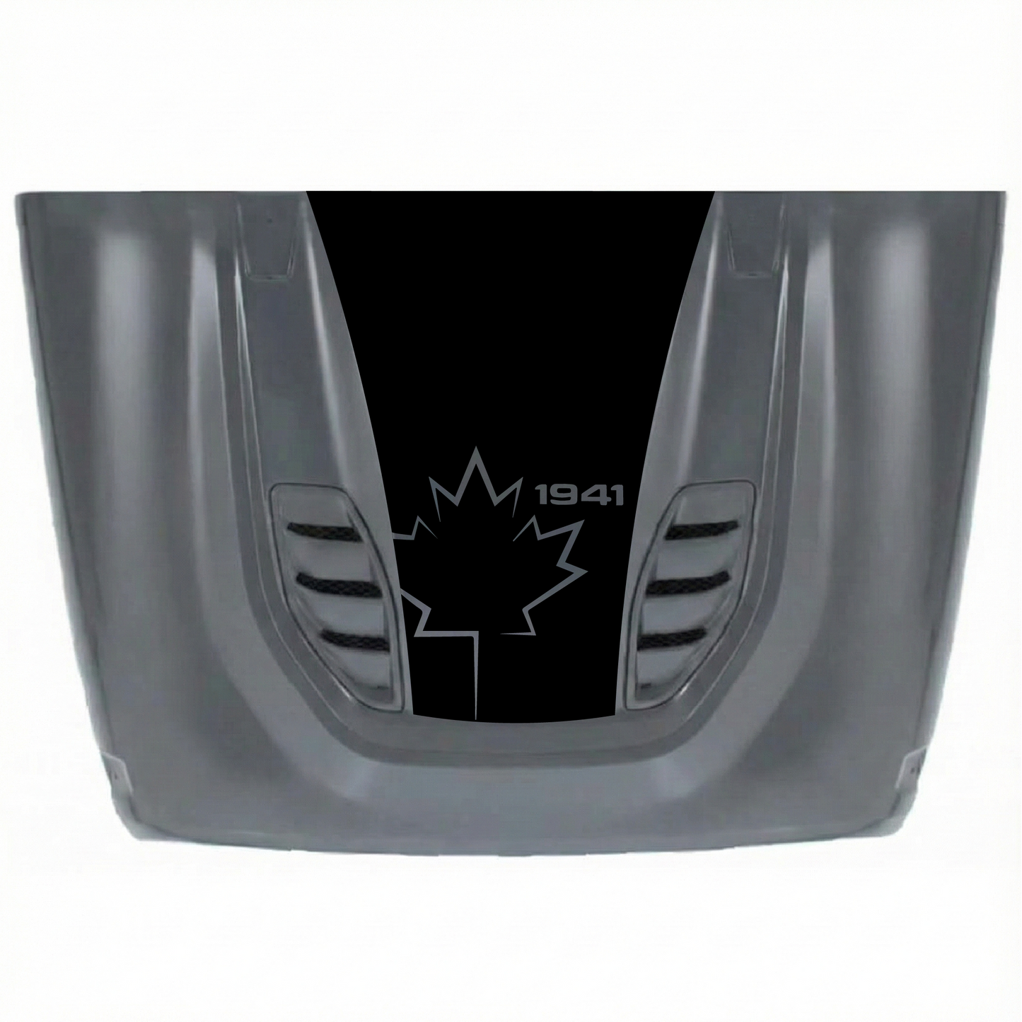 CarCode 10th Anniversary hood decal sticker for Jeep JK/JKU 2007-2018, premium vinyl decal with bold design on hood surface.