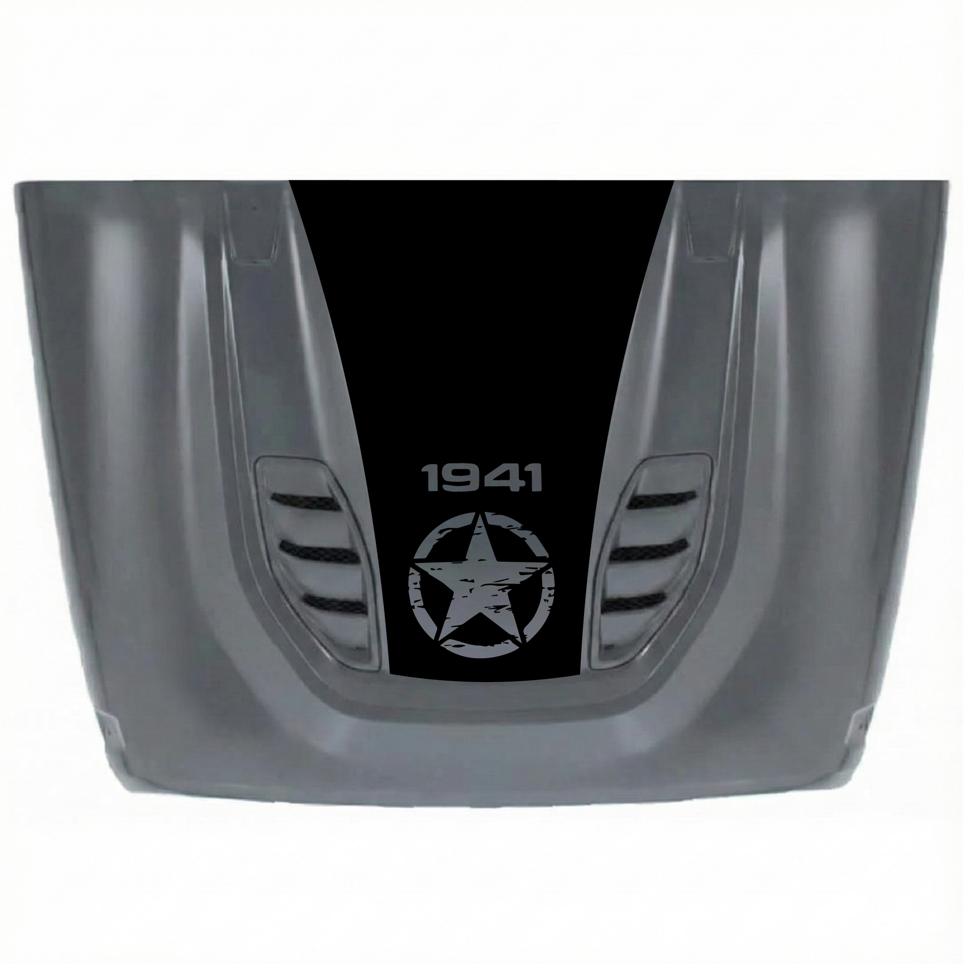 CarCode 10th Anniversary Hood decal sticker for Jeep JK/JKU 2007-2018, premium vinyl decal on a vehicle hood.