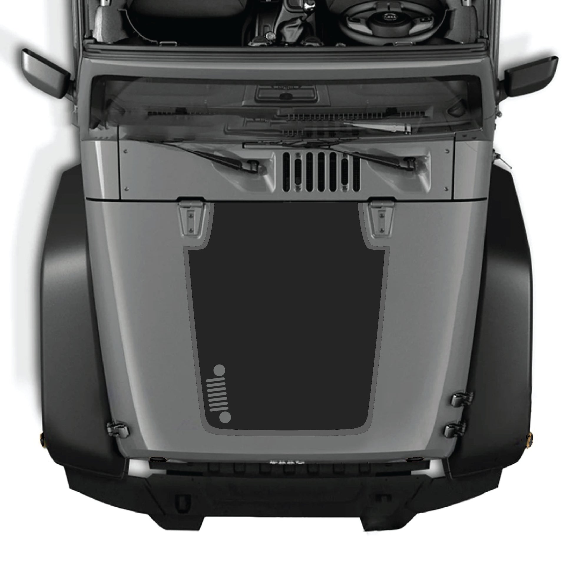 alt
Kit de calcomanía gráfica para el panel del capó izquierdo para Jeep Wrangler JK JKU 2007-2018, hecho de vinilo premium por CarCode.