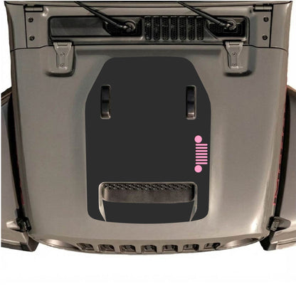 Hood Panel Decal/Sticker - Right Side Grill Graphic Decal Graphic Kit - For Jeep JL JLU 392 2018 - Premium Vinyl