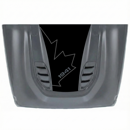 CarCode 10th Anniversary Jeep JK/JKU hood decal sticker in premium vinyl, featuring bold design and vibrant colors.
