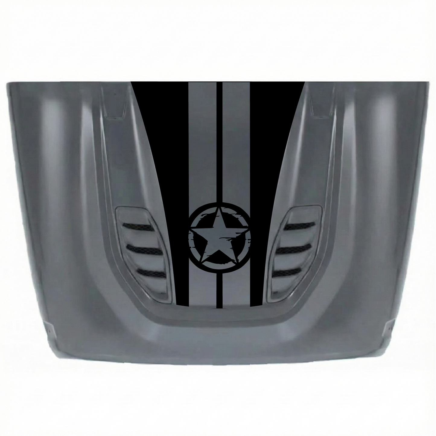 CarCode 10th Anniversary hood decal for Jeep JK/JKU 2007-2018, premium vinyl sticker with bold design on vehicle hood