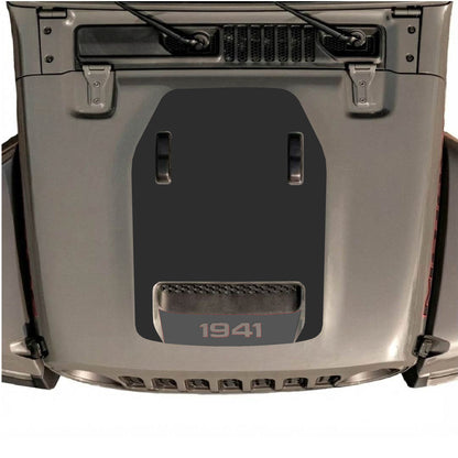 Hood Panel Decal/Sticker - Bottom 1941 Graphic Decal Graphic Kit - For Jeep JL JLU 392 2018 - Premium Vinyl