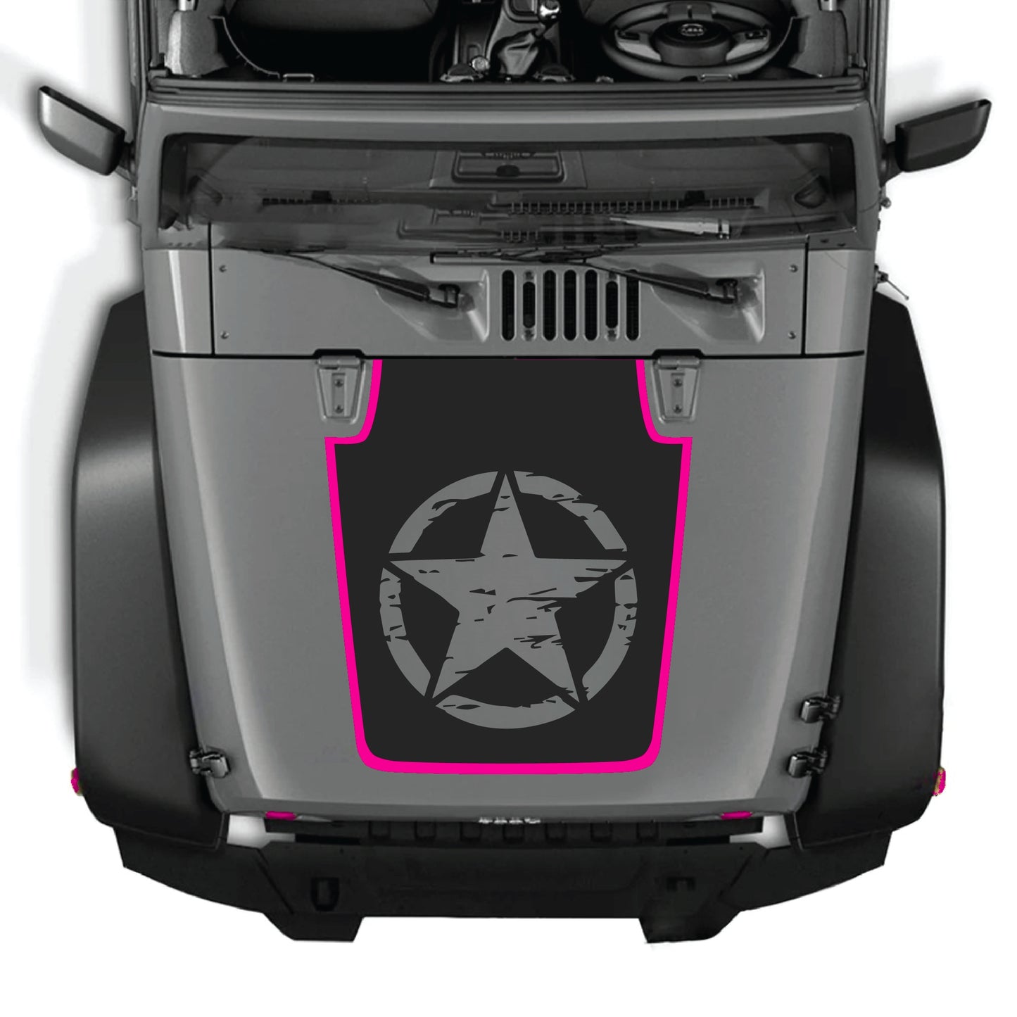 alt
Kit gráfico de calcomanía CarCode para capó con estrella completa para Jeep Wrangler JK JKU 2007-2018, hecho de vinilo premium para un look audaz.