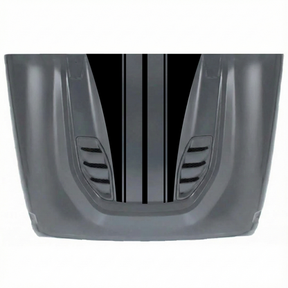 CarCode 10th Anniversary hood decal for Jeep JK/JKU 2007-2018, premium vinyl sticker with stylish design on vehicle hood