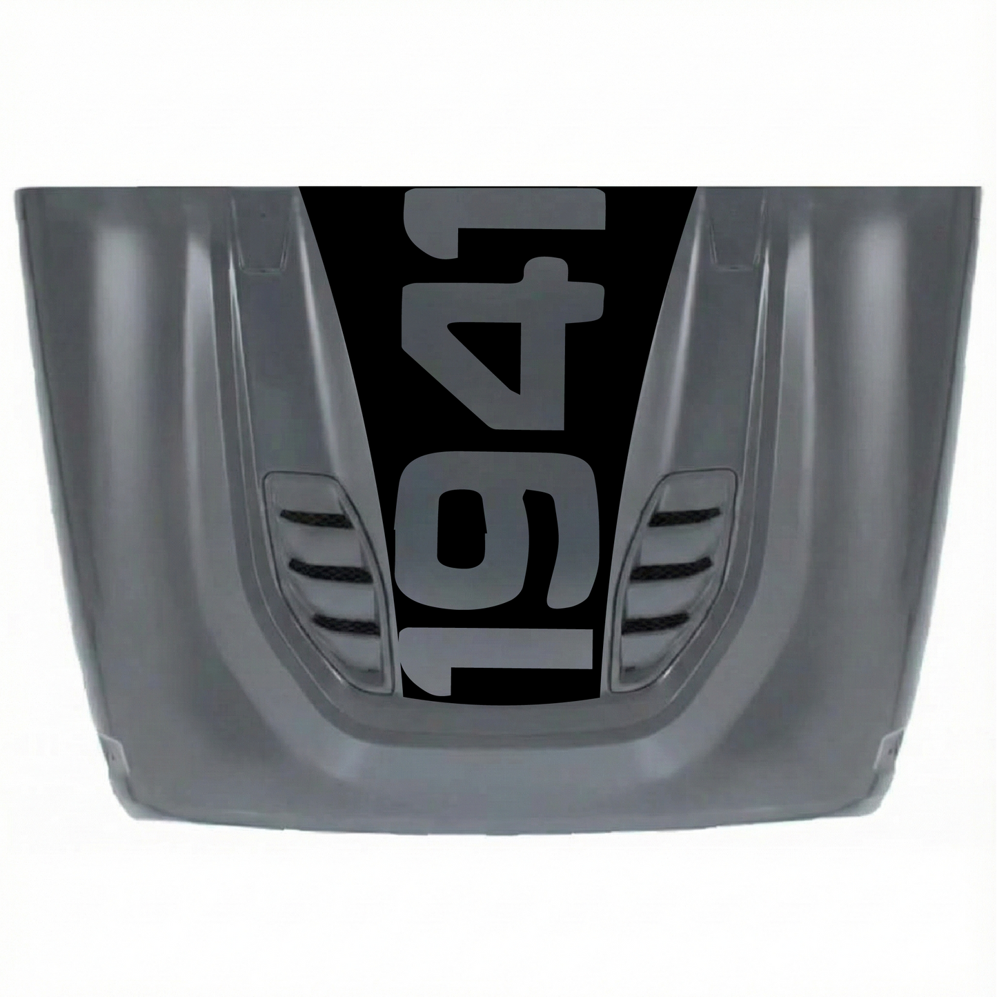 CarCode 10th Anniversary hood decal sticker for Jeep JK/JKU 2007-2018, made of premium vinyl, designed for Jeep hood customization.