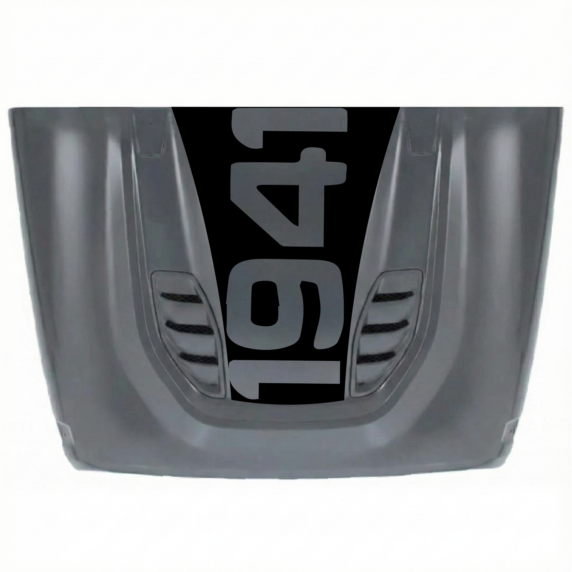 CarCode 10th Anniversary hood decal sticker for Jeep JK/JKU 2007-2018, made of premium vinyl, designed for Jeep hood customization.