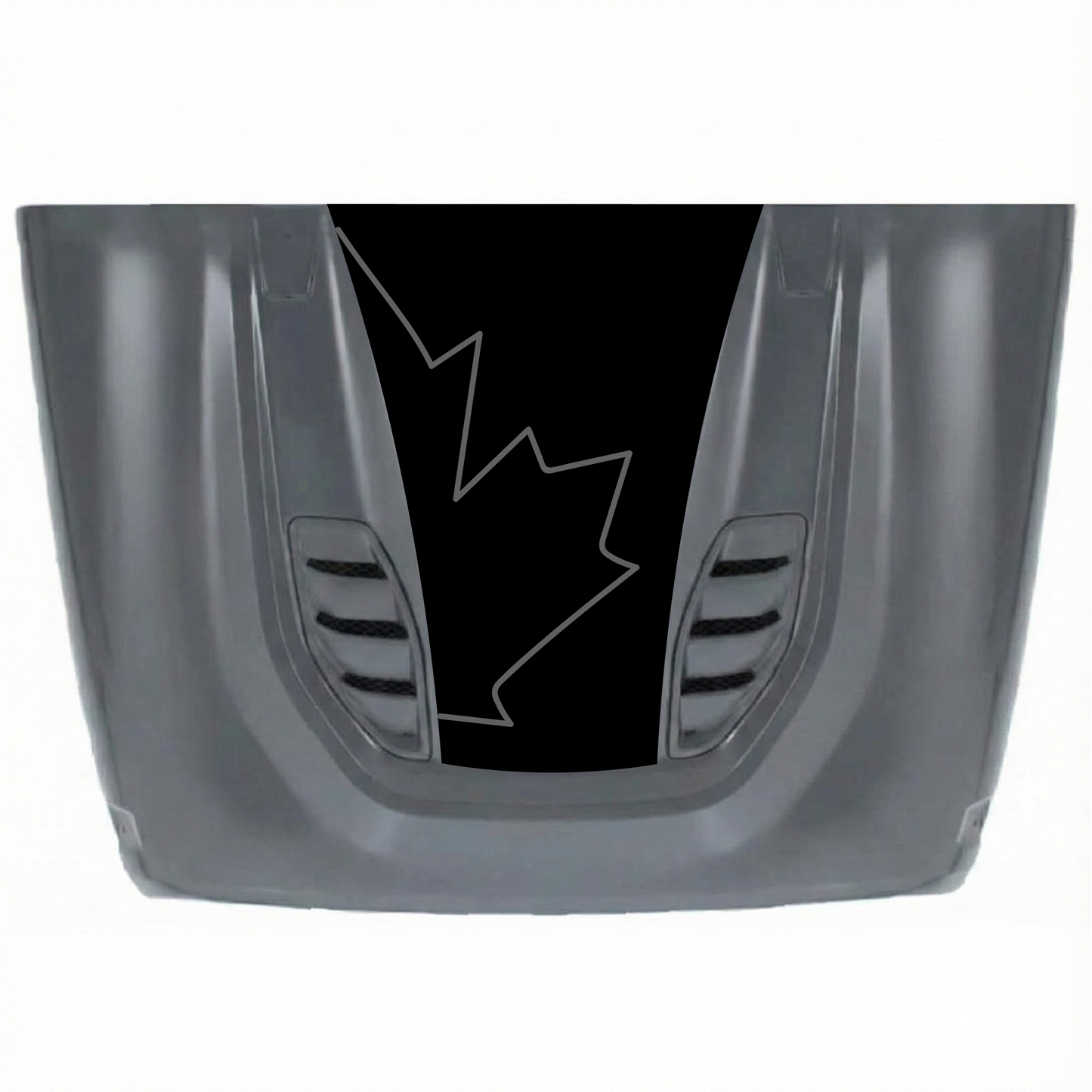 CarCode 10th Anniversary hood decal sticker for Jeep JK/JKU 2007-2018, made of premium vinyl, featuring stylish hood design.