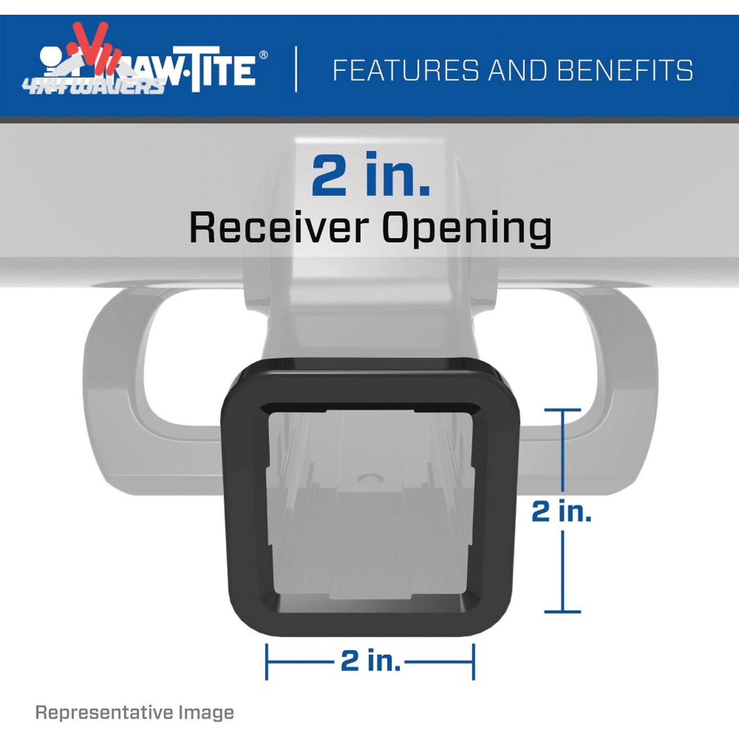 Draw-Tite 41553 Class 4 trailer hitch 2 inch receiver for Chevy Silverado 1500 SKU 41553