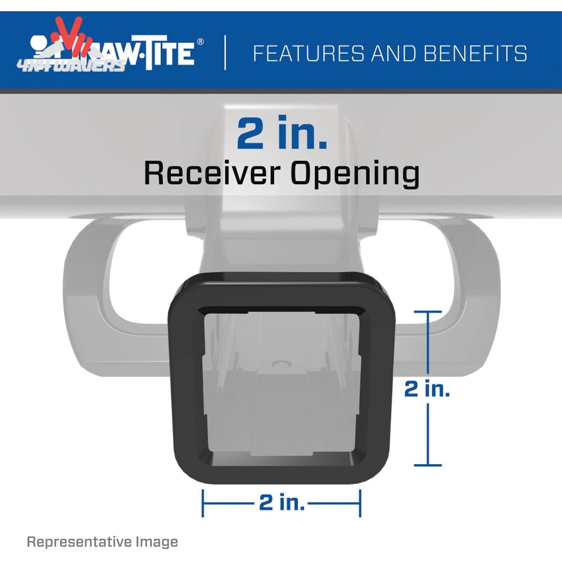 Draw-Tite 41553 Class 4 trailer hitch 2 inch receiver for Chevy Silverado 1500 SKU 41553