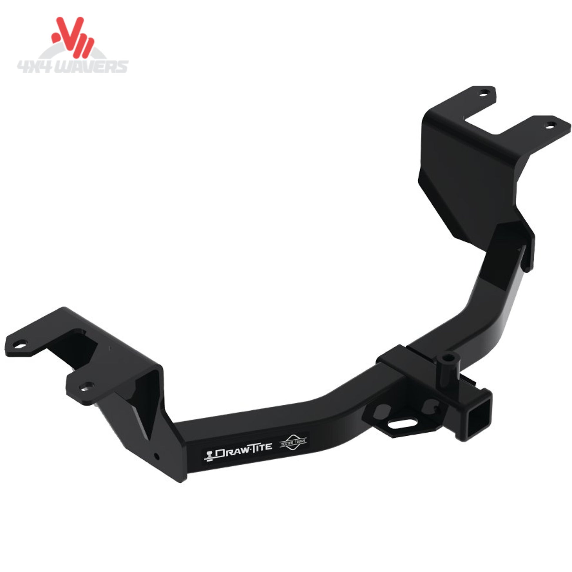 Solid steel gloss black Draw-Tite Class 4 tow hitch receiver SKU 41553