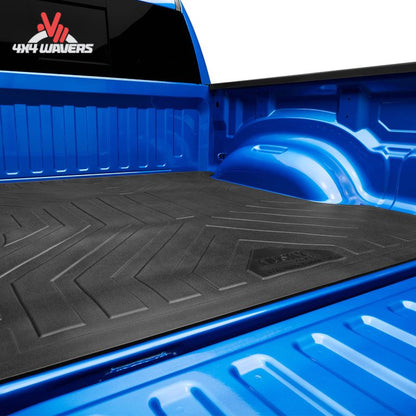 Husky Heavy Duty Bed Mat for 15-26 Ford F-150 6.5ft bed with durable rubber Duragrip anti-skid texture.