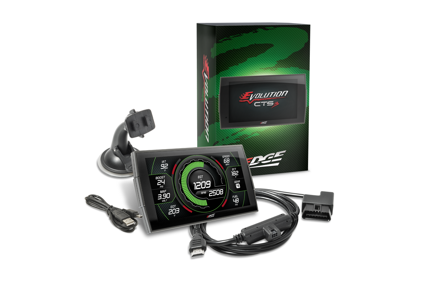 Edge Products computer chip programmer for 2019-2022 GM 1500 with 5.3L/6.2L engines, used for unlocking and flashing ECU.