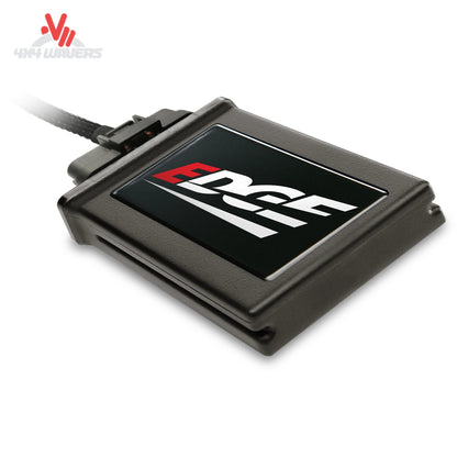 Edge EZX inline module and throttle controller for 2021-2025 Ford F150 and Raptor, with plug-and-play harness details.
