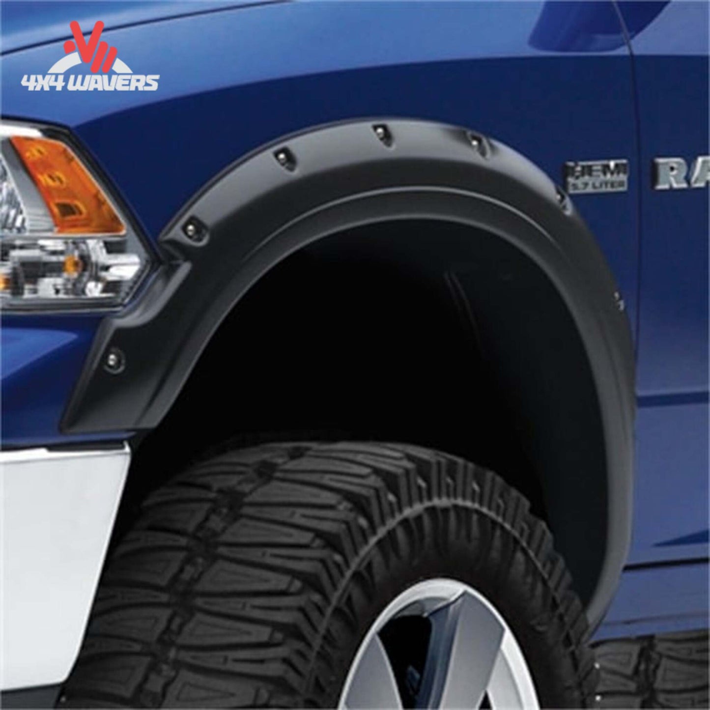 EGR Bolt-Style Matte Fender Flares on a 2018-2020 Ford F-150, showing black flares with bolt detail and matte finish.