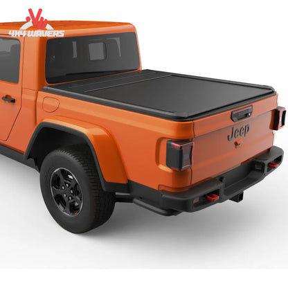 EGR RollTrac electric tonneau cover installed on a 2020–2026 Jeep Gladiator JT with a 5-foot bed.