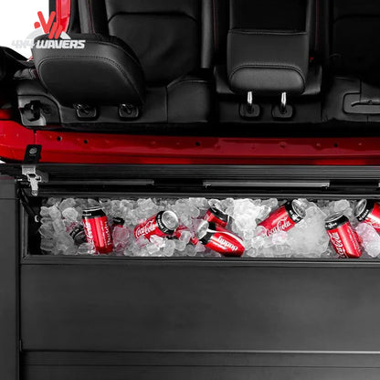 EGR RollTrac electric tonneau cover on 2020–2026 Jeep Gladiator JT with 5-foot bed, shown installed on the truck bed.