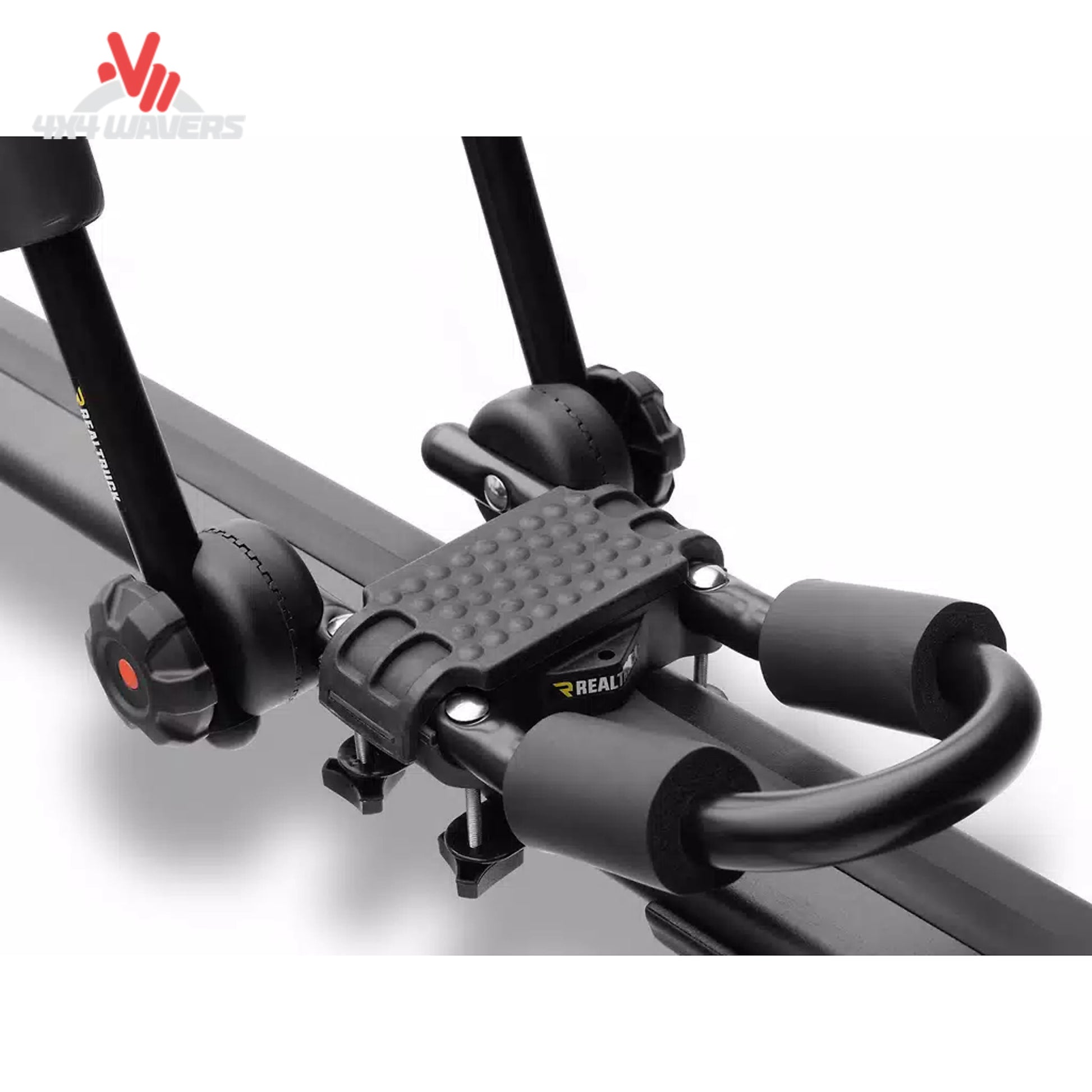 Installation components included with the Elevate Kayak Carrier for T-slot and crossbar mounting