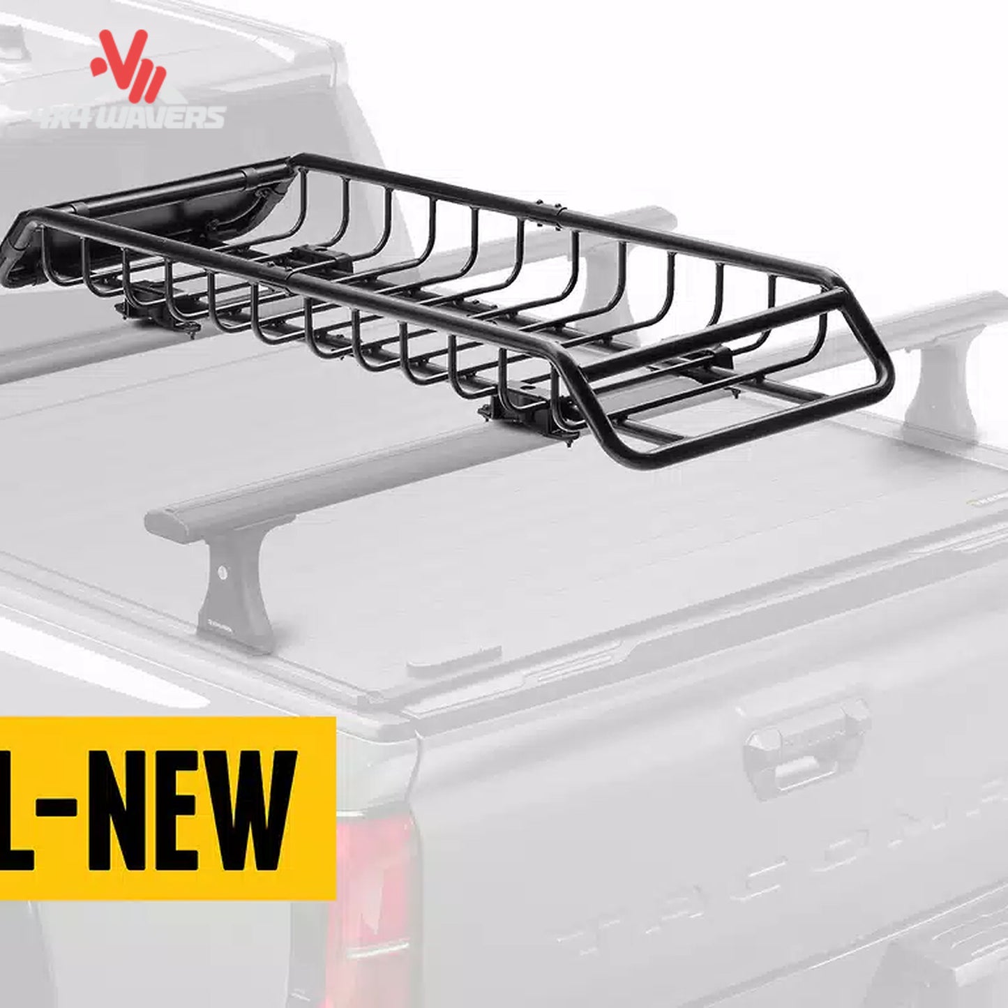 Aerodynamic narrow cargo basket with integrated wind deflector