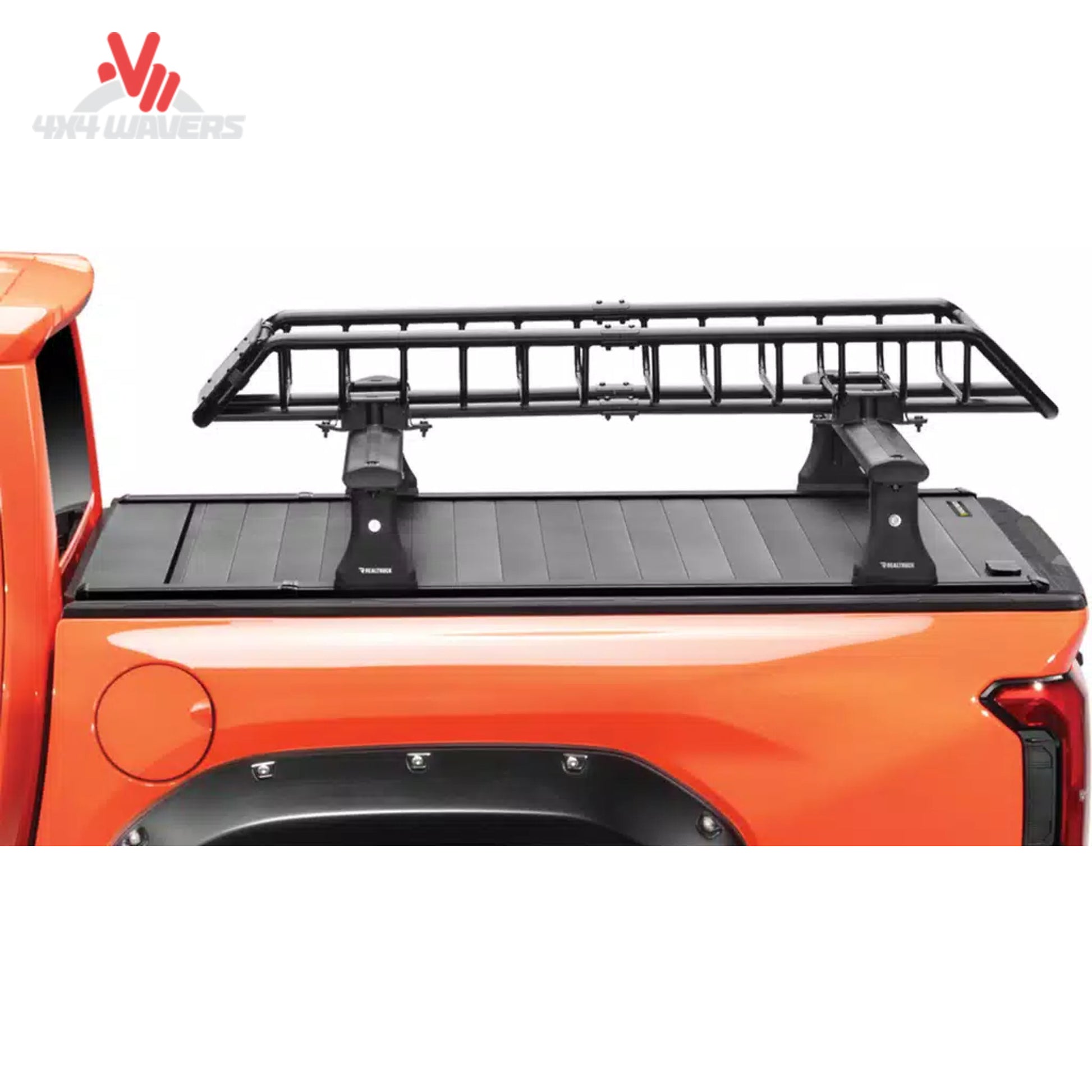 Aerodynamic narrow cargo basket with integrated wind deflector