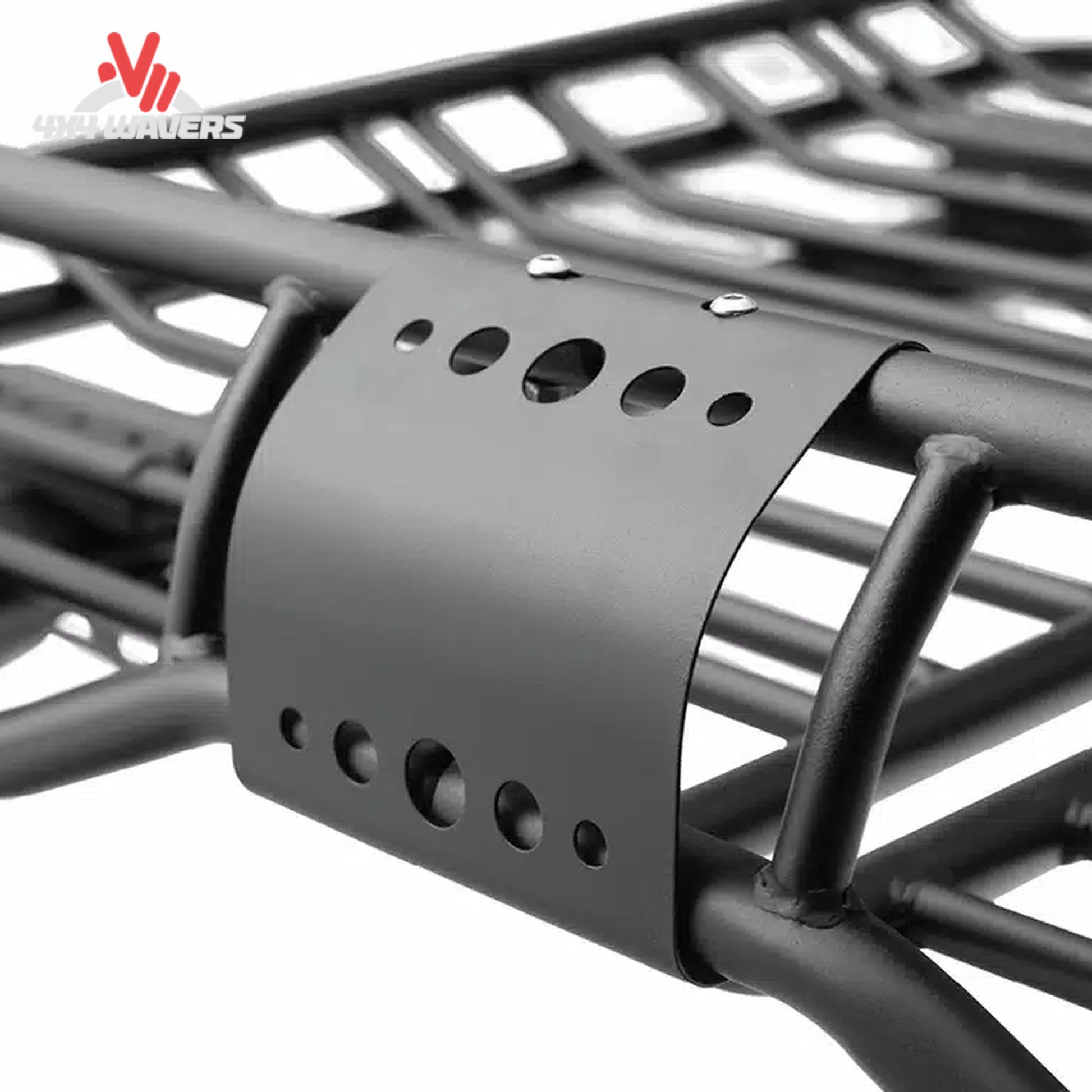 Universal mounting clamps and T-slot hardware for RealTruck cargo basket