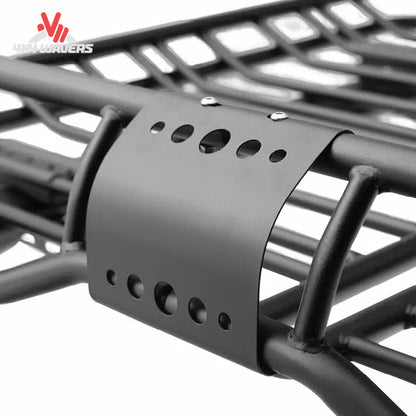 Universal mounting clamps and T-slot hardware for RealTruck cargo basket