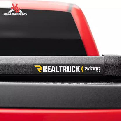 Extang Solid Fold ALX tonneau cover on a 2015-2020 Ford F-150 with 5.5ft bed, shown installed on the truck bed.