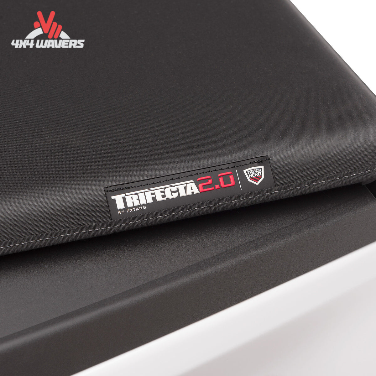 Extang Trifecta 2.0 Tonneau Cover on 2009-2014 Ford F-150 with leather grain vinyl finish and secure seal.