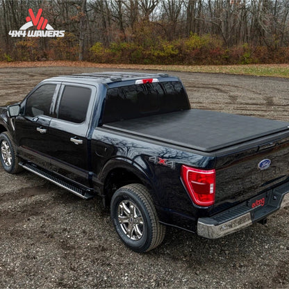 Extang Trifecta 2.0 tonneau cover on a 2015-2020 Ford F-150 with 5.5ft bed, showing the sleek, low-profile design.