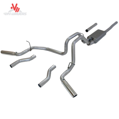 3 inch polished dual wall stainless steel exhaust tips Flowmaster SKU 817492