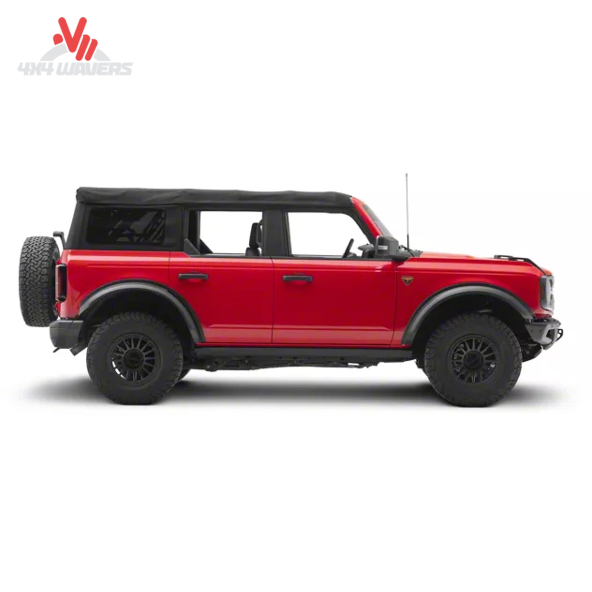 Front angle view of Air Design Bronco 4-door fender flares