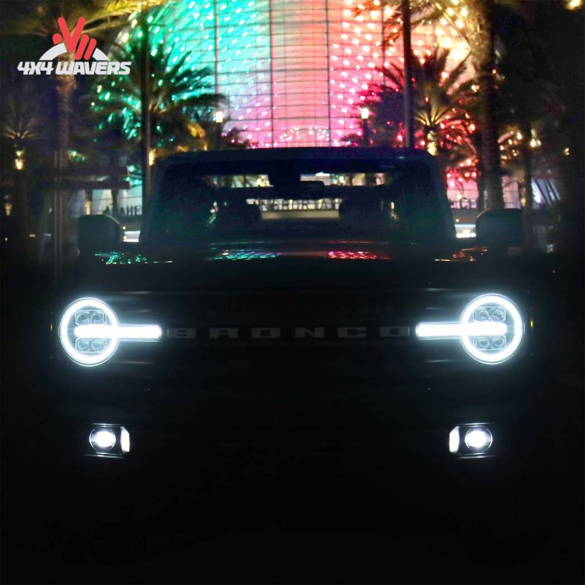 Installed AlphaRex NOVA LED headlights on Ford Bronco