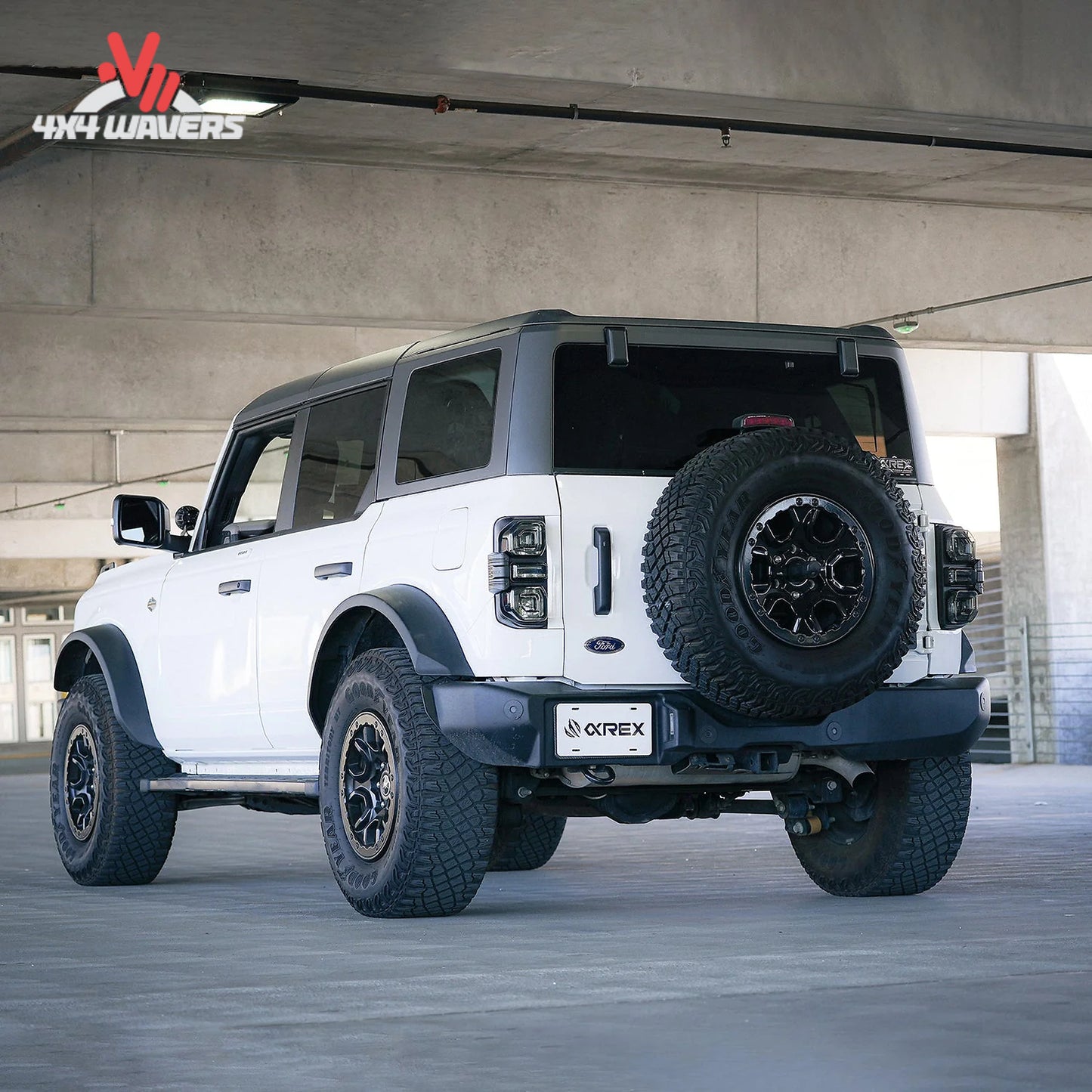 Ford Bronco equipped with AlphaRex NOVA-Series rear LED lighting system