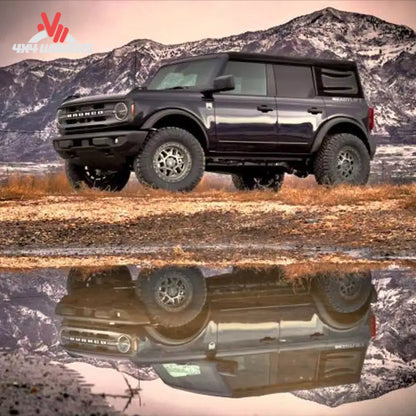 Ford Bronco Base with ReadyLIFT 2 inch suspension lift installed; Bronco Base upgraded with ReadyLIFT SST lift kit for improved ground clearance and off-road capability