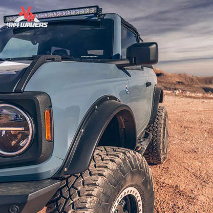 Ford Bronco with Havoc EVOC fender flares off road