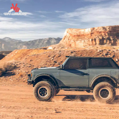 Ford Bronco with Havoc EVOC fender flares off road