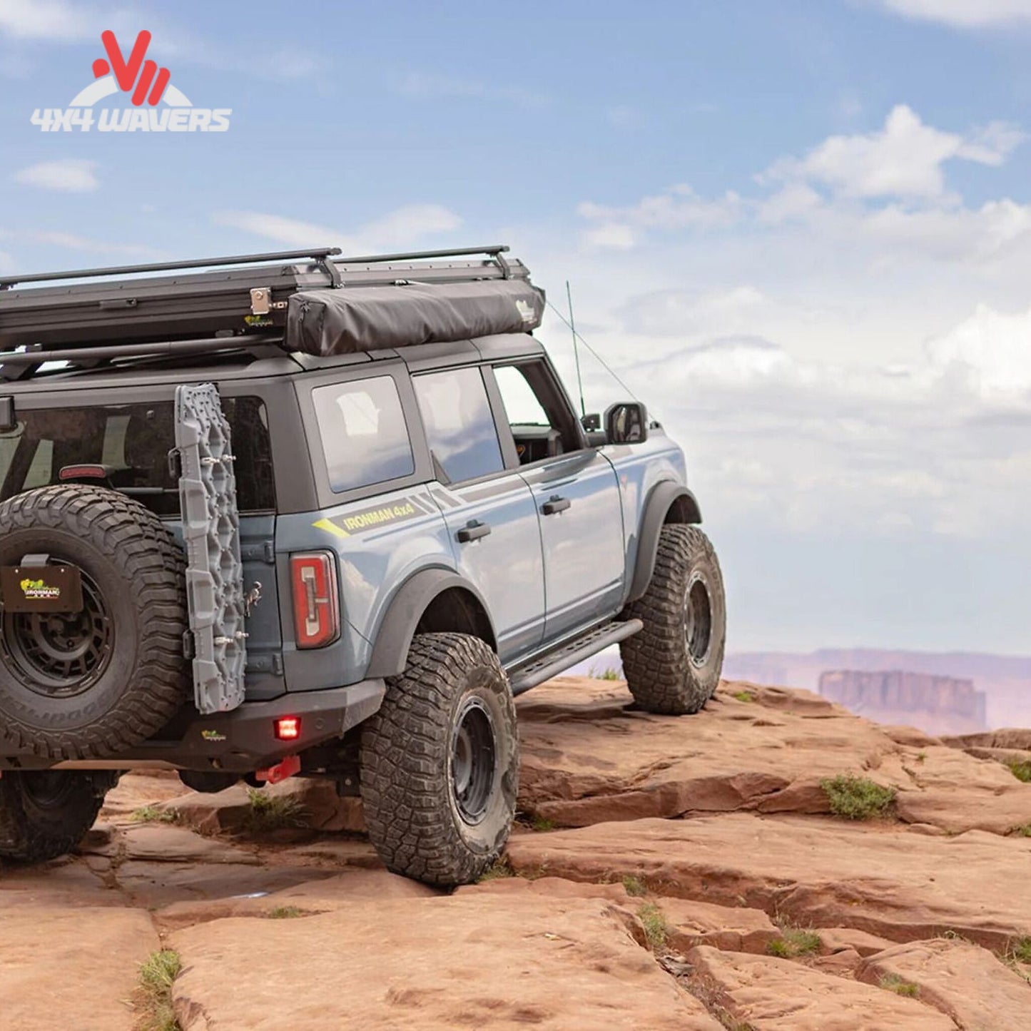 Ironman RAID rear bumper installed on Ford Bronco