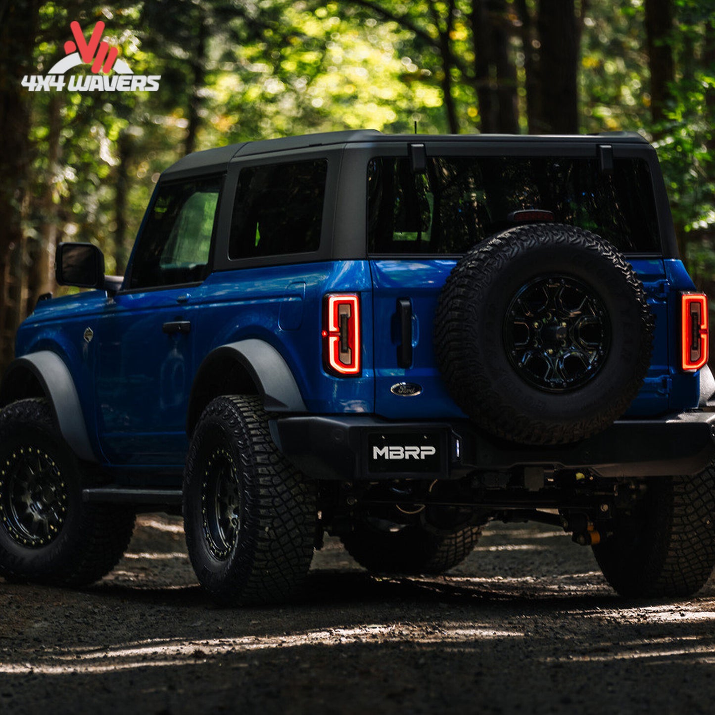 Ford Bronco upgraded with MBRP Tour Profile high-clearance exhaust system for performance and overlanding