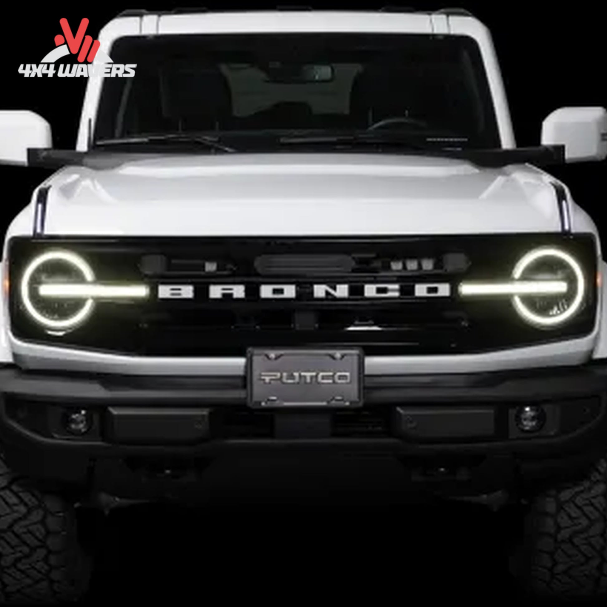 Ford Bronco with Putco Luminix LED daytime running lights installed