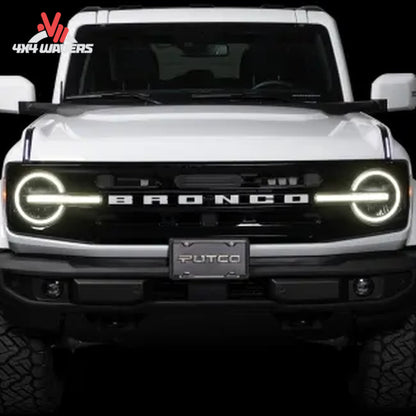 Ford Bronco with Putco Luminix LED daytime running lights installed