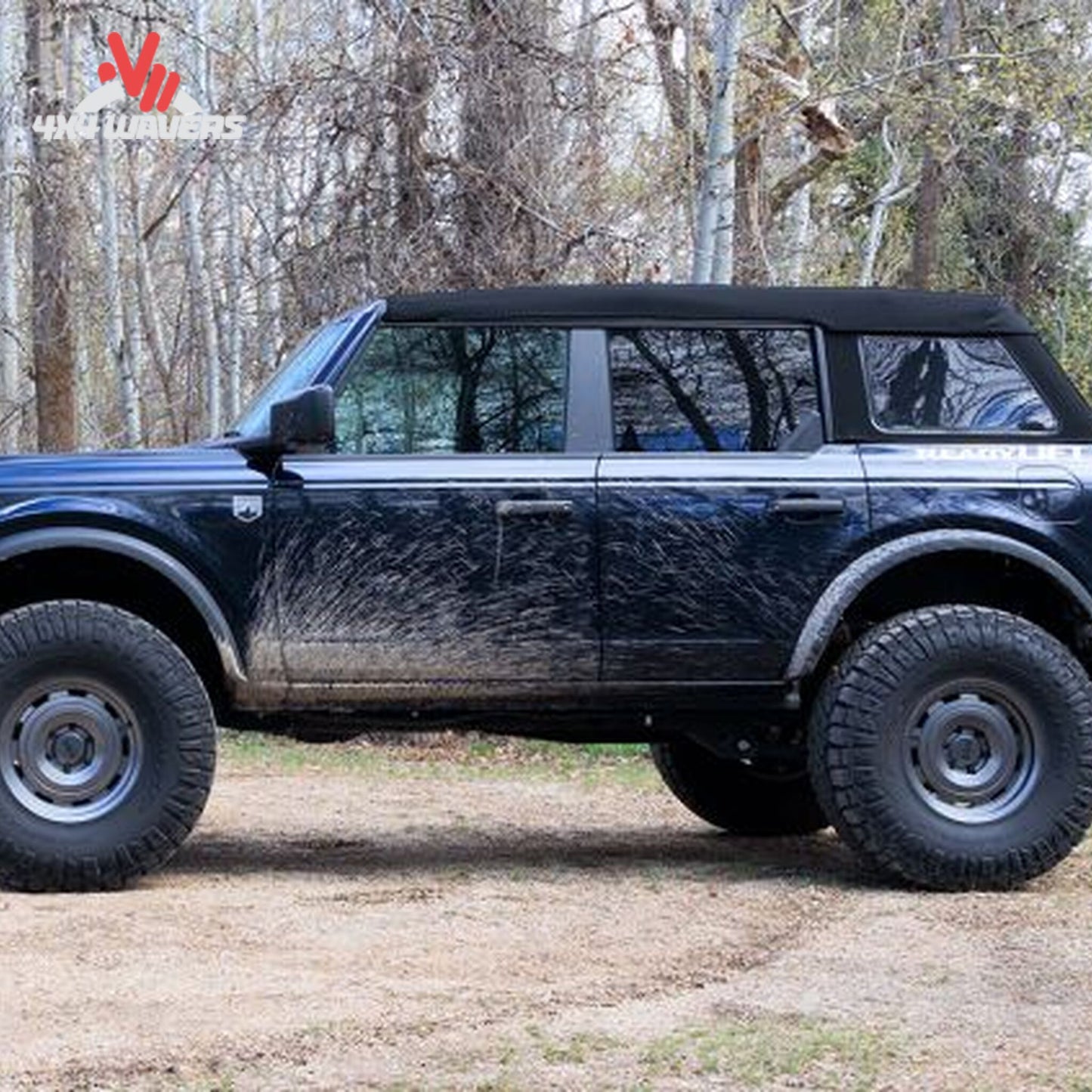 Lifted Bronco Wildtrak equipped with ReadyLIFT suspension system and oversized off-road tires