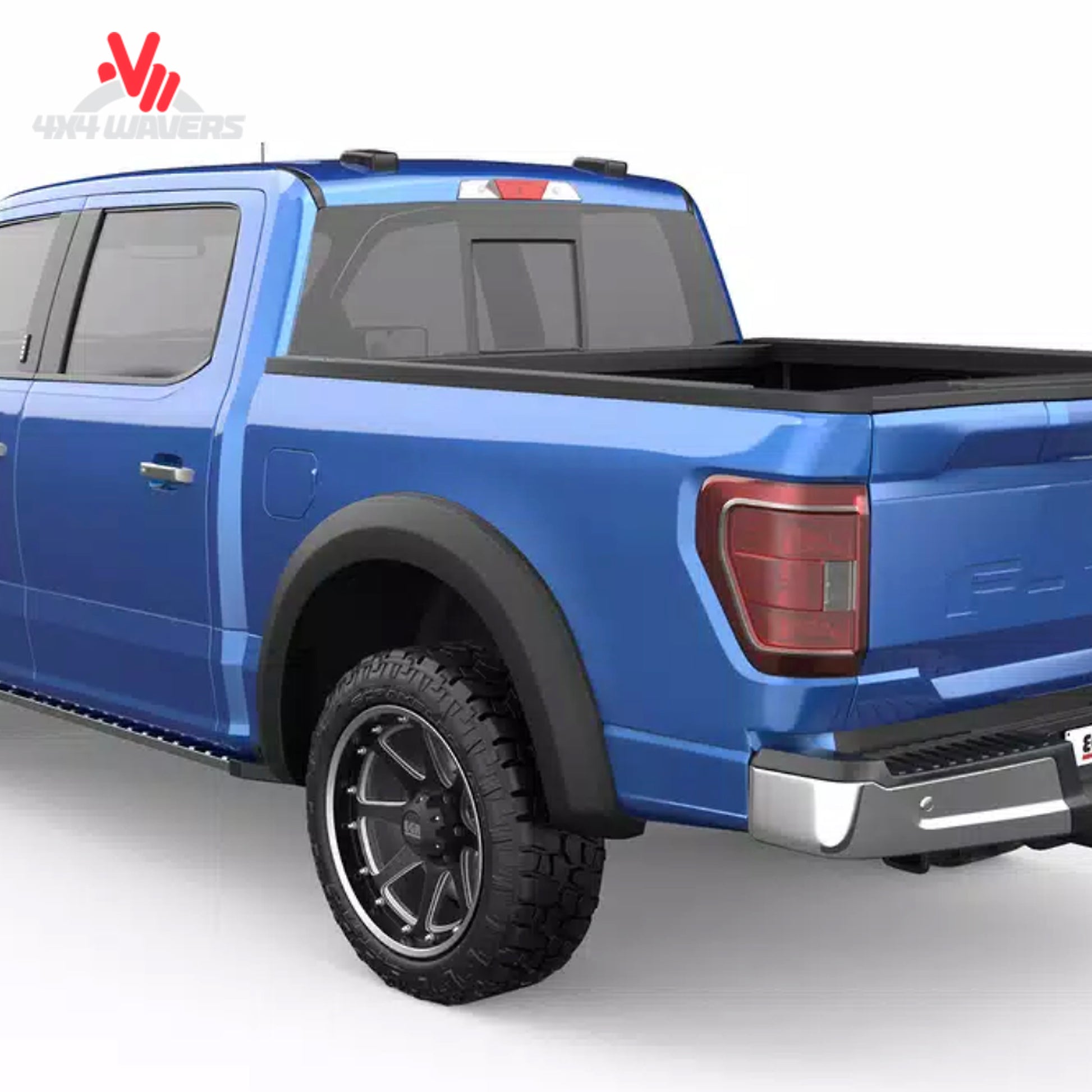 EGR Rugged Fender Flares in matte finish installed on 2021-2026 Ford F-150 for enhanced off-road style and protection