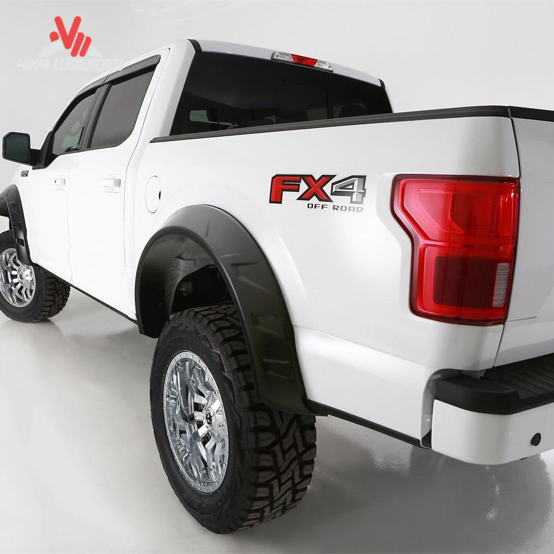 Husky DRT Style Fender Flares installed on a 2018-2020 Ford F-150 truck for added protection and rugged style.