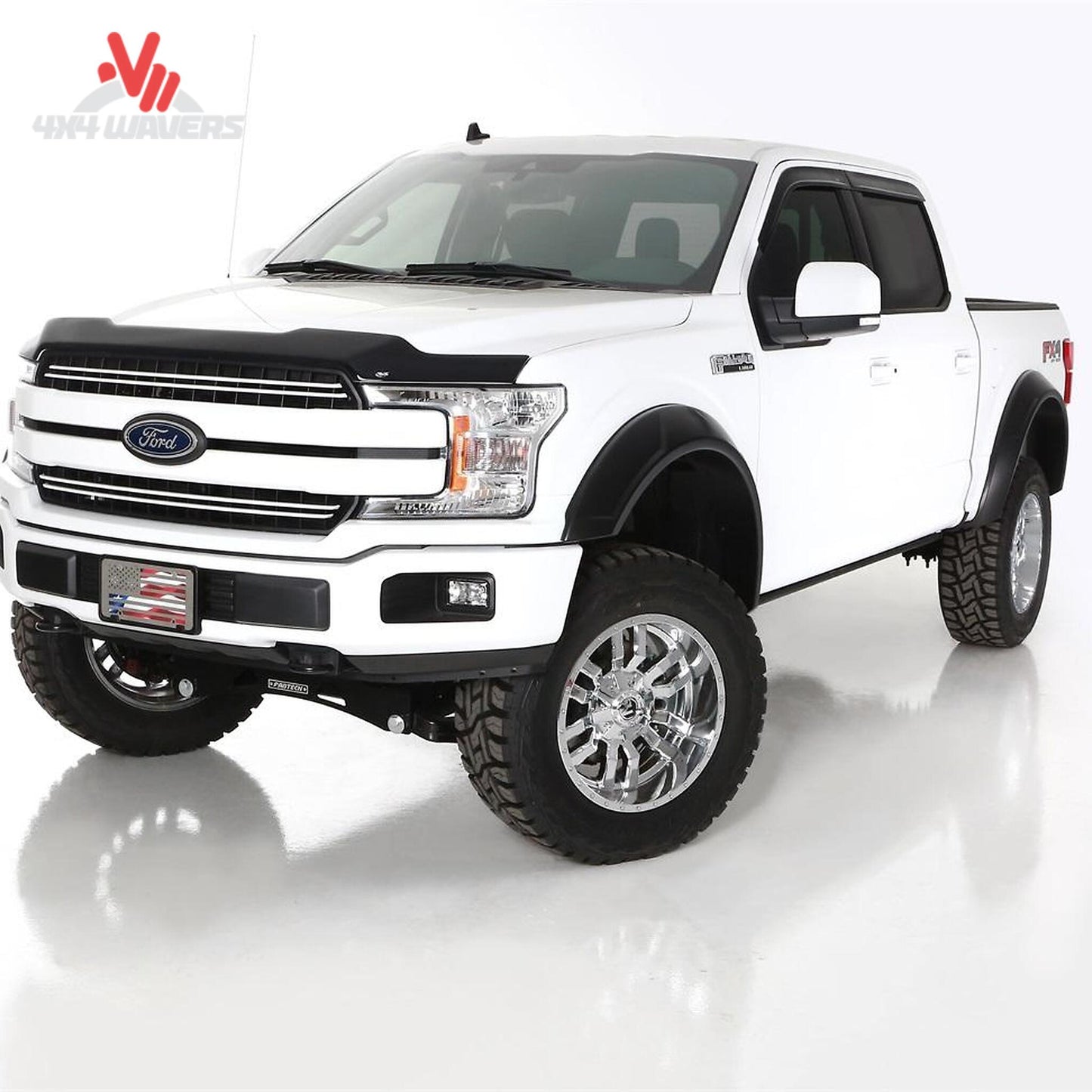 Husky DRT Style Fender Flares installed on a 2018-2020 Ford F-150 truck for enhanced protection and rugged appearance.