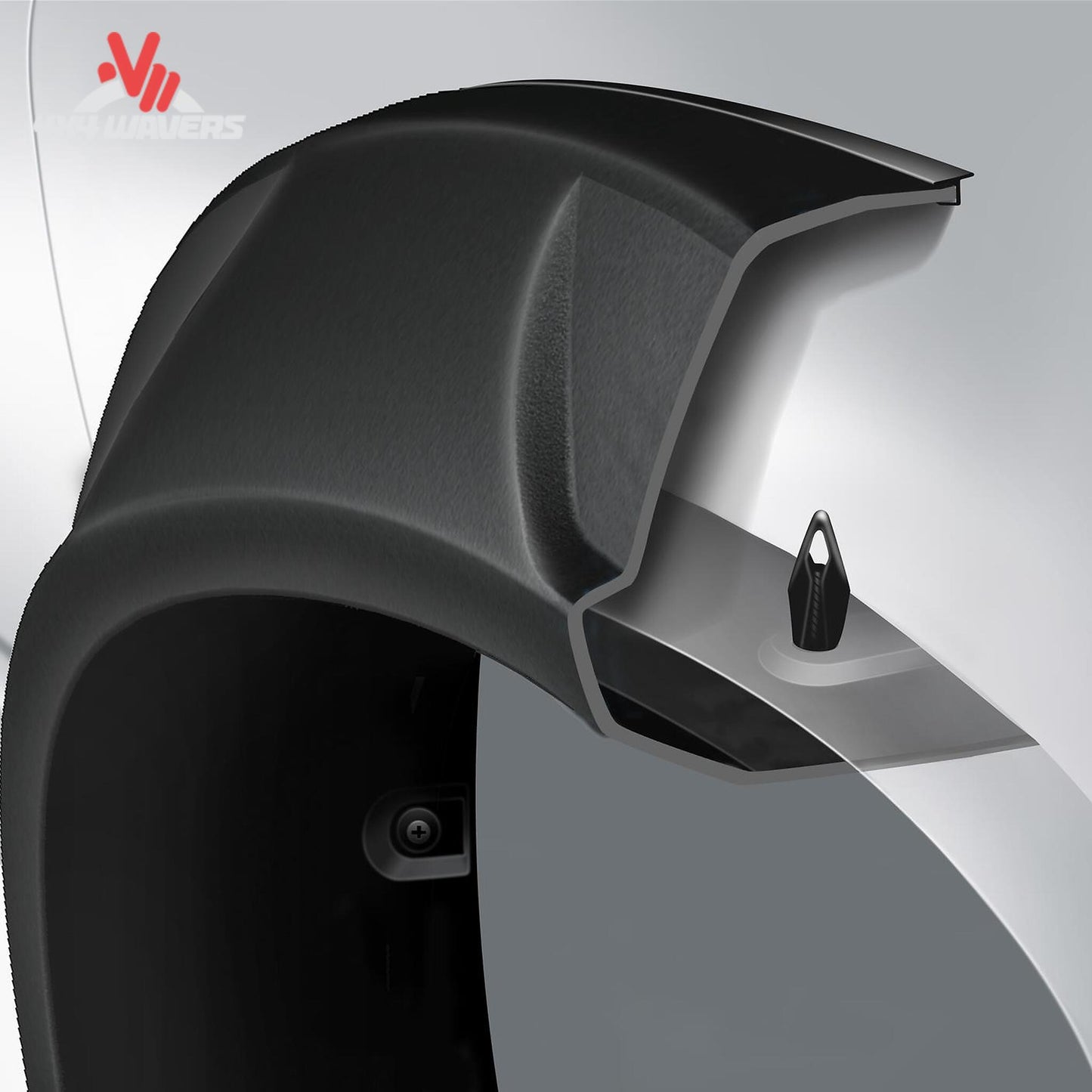 Husky DRT Style Fender Flares installed on a 2018-2020 Ford F-150, showcasing durable black fender flare customization.