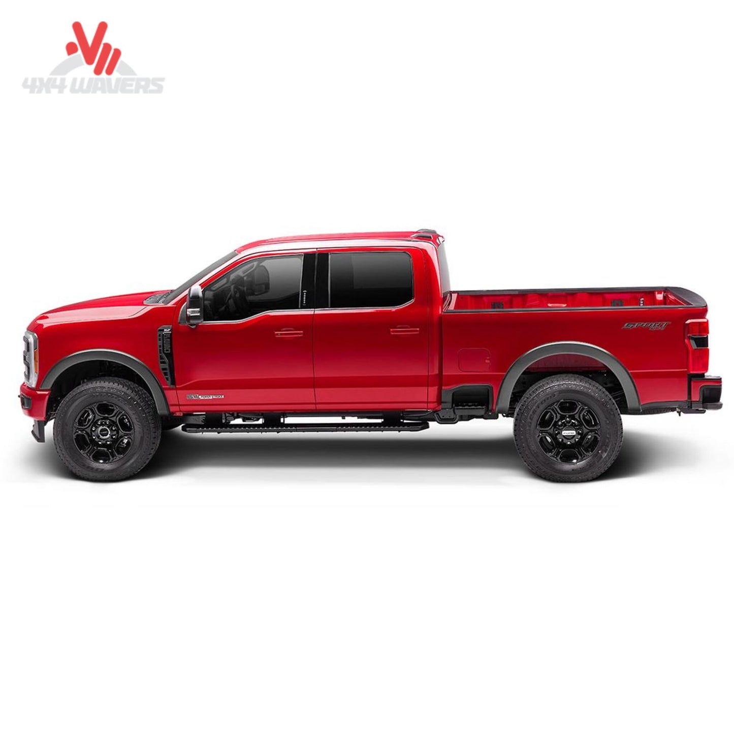 Husky OE Style Fender Flares installed on a 2015-2017 Ford F-150, providing enhanced wheel arch protection and rugged look.